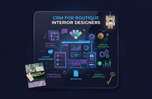 feature image for crm for boutique interior designers